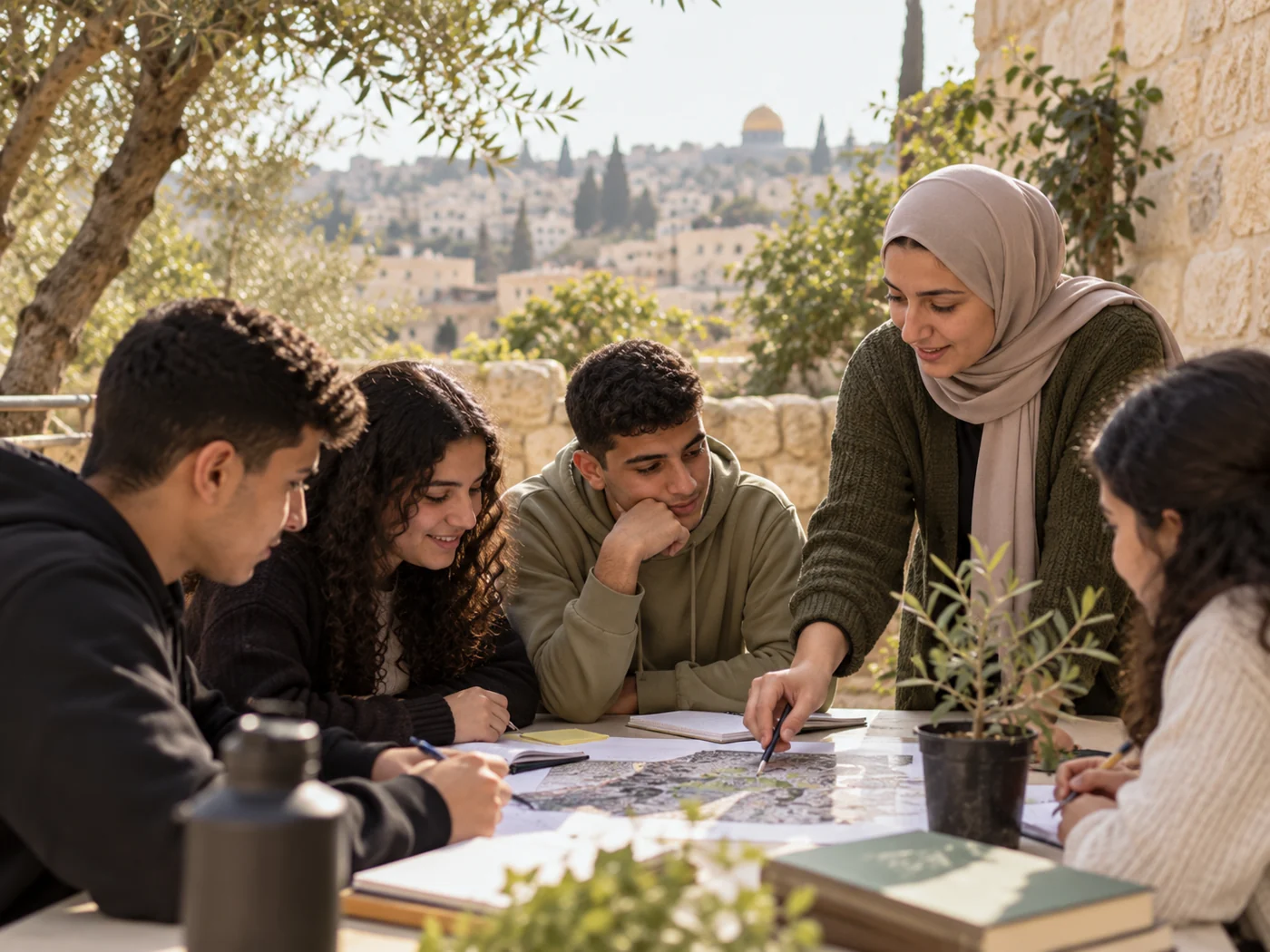 Illustrative youth collaborative learning